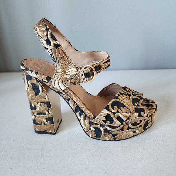 Tory Burch Platform Sandals "NEW" - Picture 14 of 16